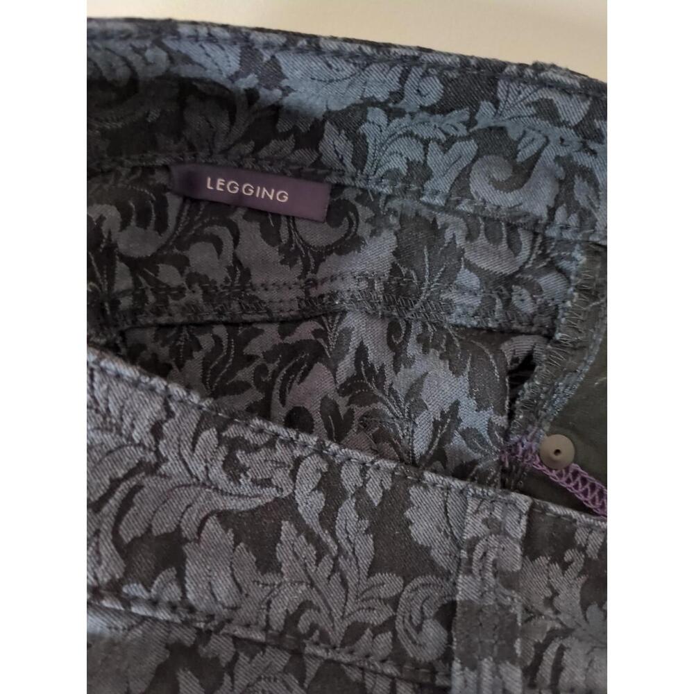 NYDJ Jeans Womens 4P Petite Moody Floral Print Legging Elegant Classic Timeless - Picture 7 of 11